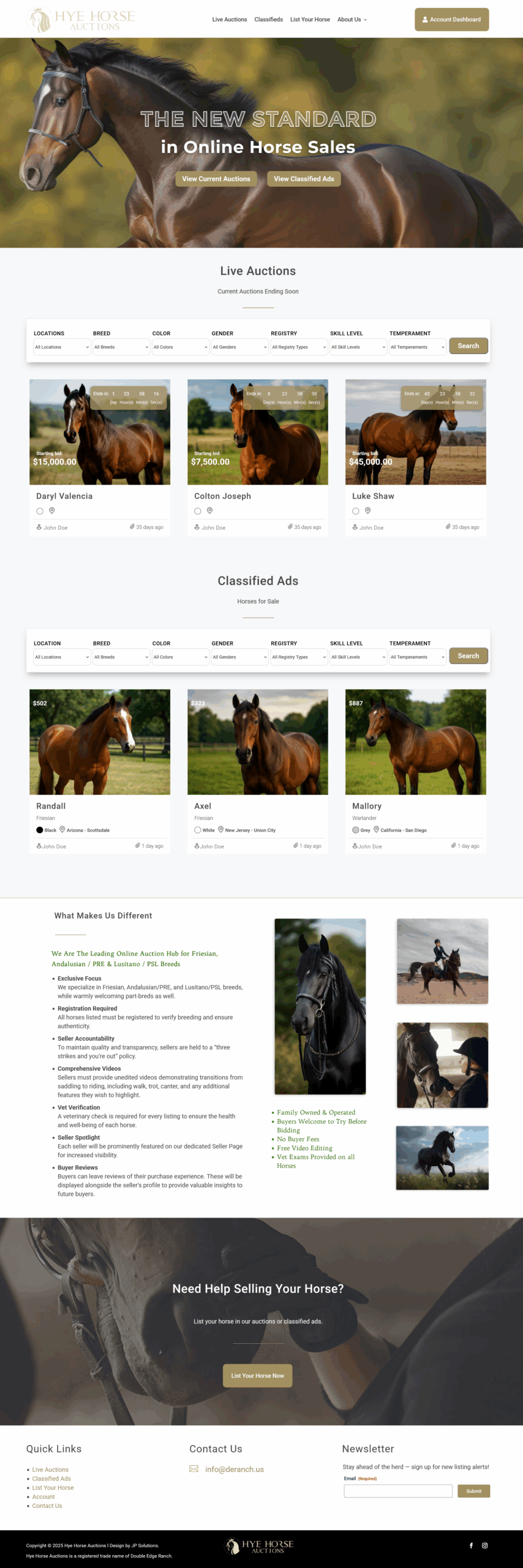 Hye Horse Auctions